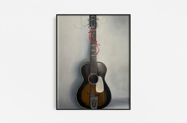 Stella Guitar, Oil on Canvas